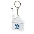 House Measuring Tape Keychain